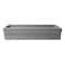 Alfi Brand 36 inch Grey Matte Above Mount Fireclay Bathroom Trough Sink AB36TRGM - alternate 4